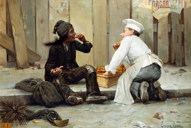 The Little Baker and the Little Chimney Sweep