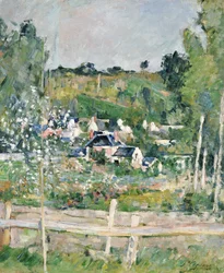 A View of Auvers-sur-Oise, The Fence, c.1873