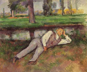Boy Resting