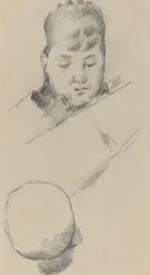 Bust of Madame Cézanne (verso), 1884-1885