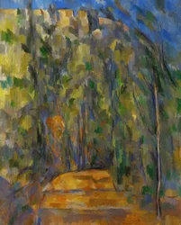 The Winding Road in the Woods