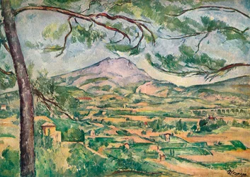 Mont Sainte-Victoire with Large Pine, c1887