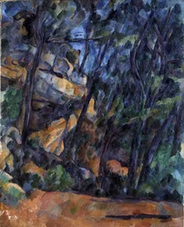 Trees and Rocks in the Park of the Château Noir