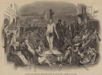 Solomon Eagle Preaching Repentance During the Plague, 1665