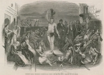 Solomon Eagle preaching repentance during the plague