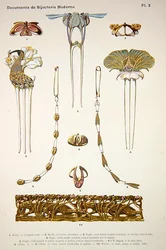 Jewellery designs, plate 3 from 