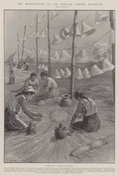The Manufacture of the Popular Summer Headgear
