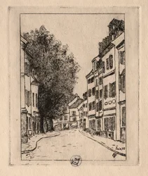 Six Etchings: Notre Dame, Pontoise