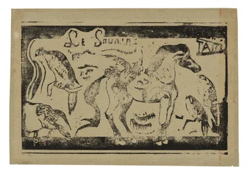 A Horse and Birds, headpiece for Le sourire