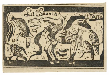 A Horse and Birds, Headpiece for Le Sourire