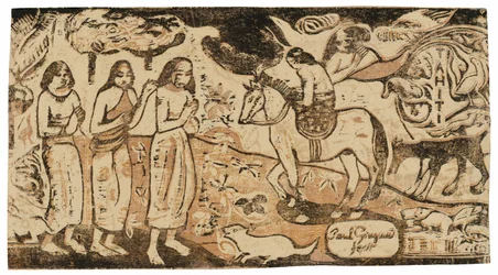 Change of Residence, from the Suite of Late Wood-Block Prints