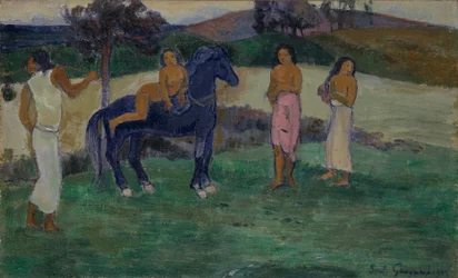 Composition with Figures and a Horse