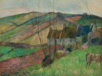 Cottages on the Flanks of Mont Sainte-Marguerite
