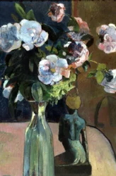Roses and Statuette