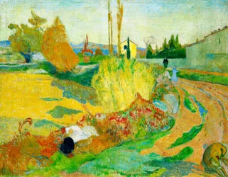 Landscape near Arles (Path by the Roubinele-Roi Canal)