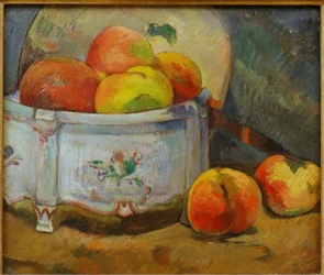 Still Life with Peaches