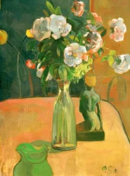 Roses and Statuette