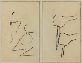 Scribbles; Two Shapes