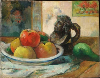 Still Life with Apples, Pear and Jug