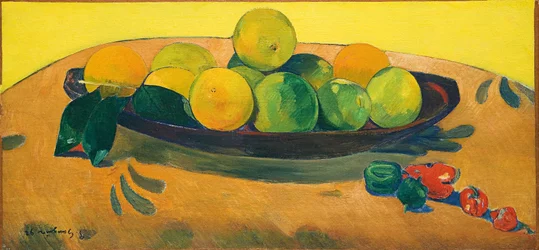 Still Life with Fruit and Peppers