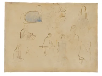 Ten Studies of Tahitian Figures
