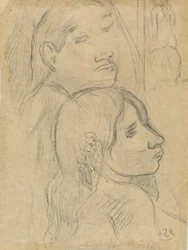 Two Marquesans (verso)