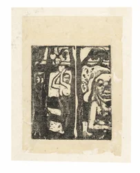 Woman Picking Fruit and Oviri