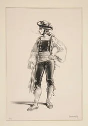 ALGUAZIL. Felt Hat Trimmed with Velvet