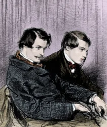 Goncourt Brothers in a Box at the Theatre