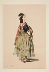 IRISHWOMAN. Wool Bonnet. ...