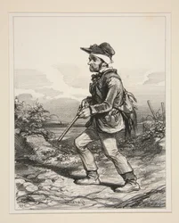 Mr. Gontard (du Clos-Gorju), Large Landowner, Eligible Voter, Hunting at Dawn (From the series: Types Contemporaines)