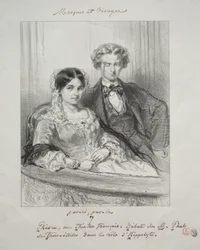 Masques et visages: Paric, par-la: Phèdre au Théâtre-Francais..., 1857-1858