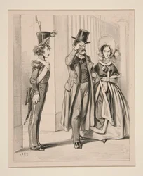 Mr. Alfred, on duty, renders honors to whom they are due.