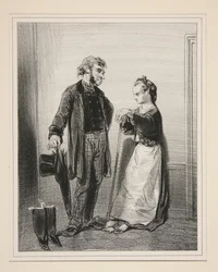 One Cannot Speak to Mademoiselle: She Is Doing Her Nails...