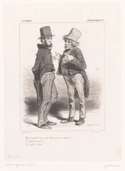 Two Men Discussing Freedom (But Liberty! My Dear Sir, Liberty!!) (Politics) (La Politique)