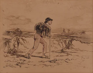 Young Man with Knapsack