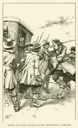 Allen and Hind Attack Oliver Cromwell