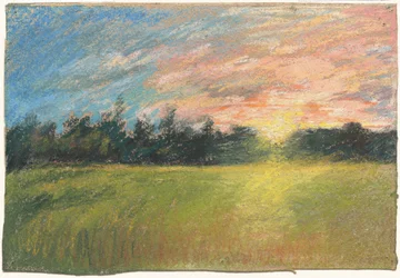 A Meadow at Sunset