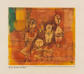 Children And Dog, 1920