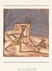 Children Fleeing, 1930