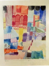 In Front of a Mosque in Tunis