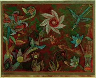 Cross and Spiral Blossoms