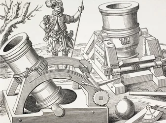 16th Century Mortars on Moveable Carriages