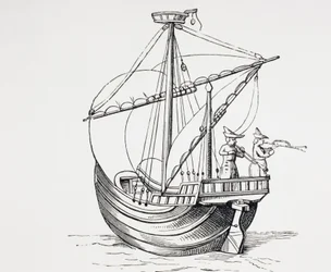 A 15th Century Sailing Ship