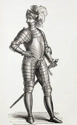 A Knight in Complete Armour in the 15th Century