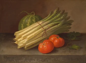 Asparagus, Tomatoes, and a Squash