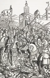 The Battle of Auray, France, September 29