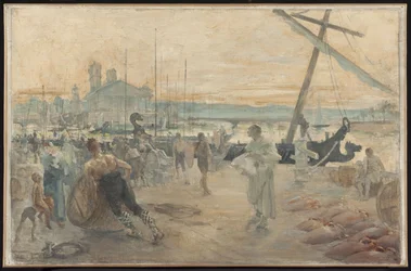 Sketch for the courtroom of the Paris Commercial Court: The Parisian Nautes in the Gallo-Roman era, ca. 1890
