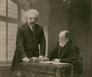 Two Men in Interior, Probably René Thorel and Hollman