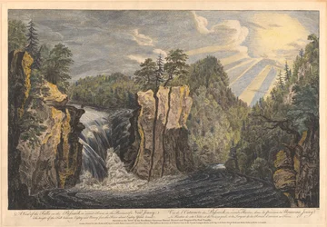 A View of the Falls of the Passaic, or Second River, in the Province of New Jersey